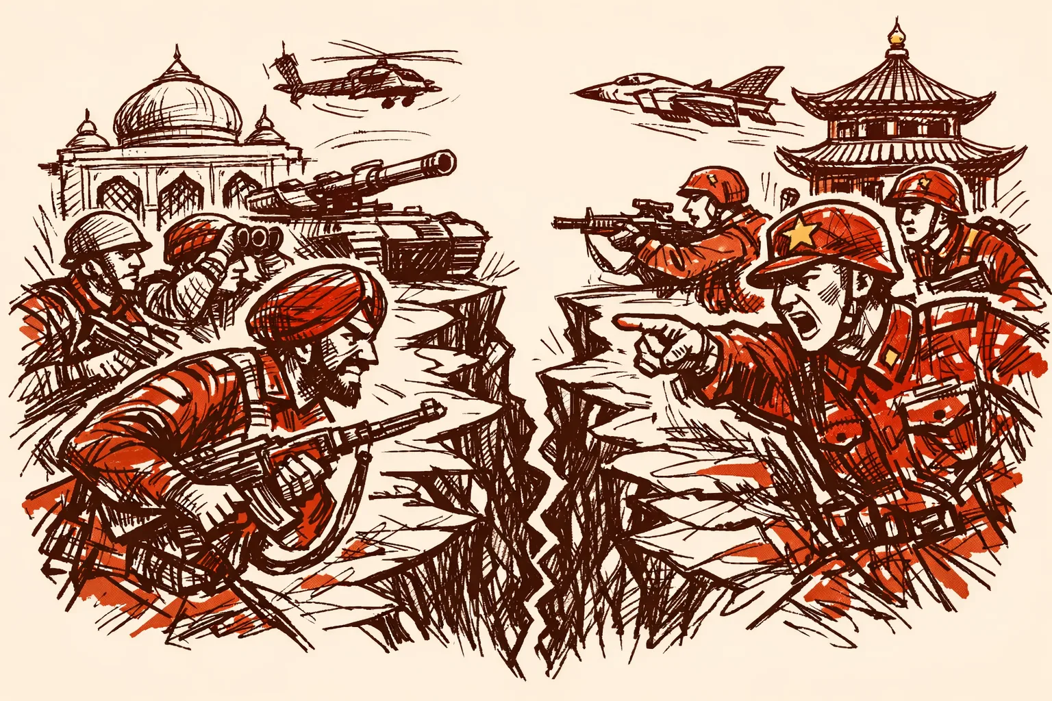 Editorial illustration for The India China Military Comparison That Western Analysts Keep Getting Wrong